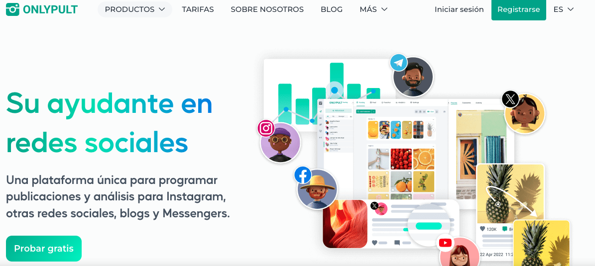 Ejemplo de herramientas para programar redes sociales