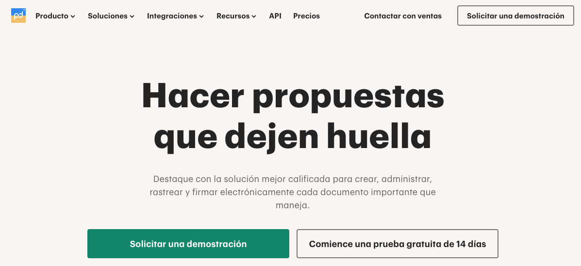 software para cotizaciones de ventas  PandaDoc