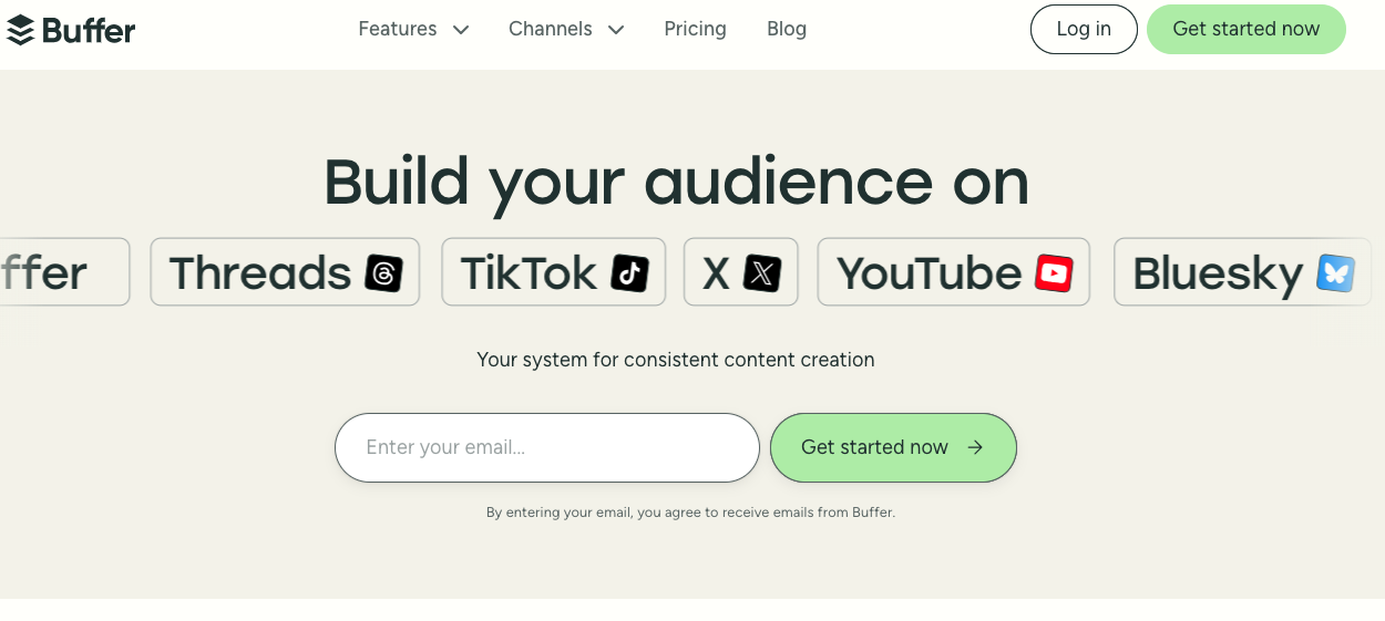 Herramientas para programar redes sociales: Buffer
