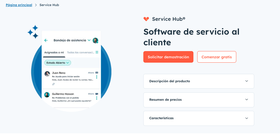 Mejores software de customer intelligence: HubSpot