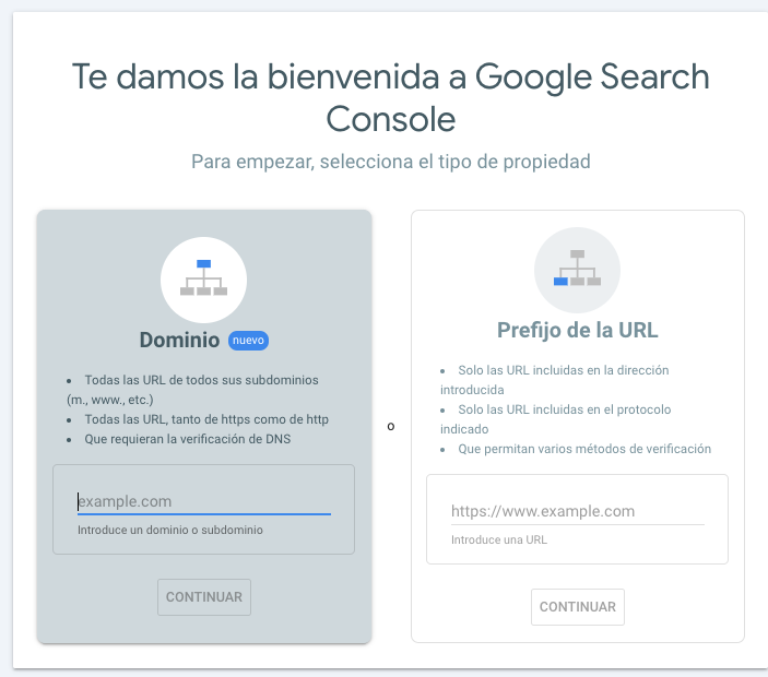 Herramienta para optimización de motores de búsqueda, Search Console