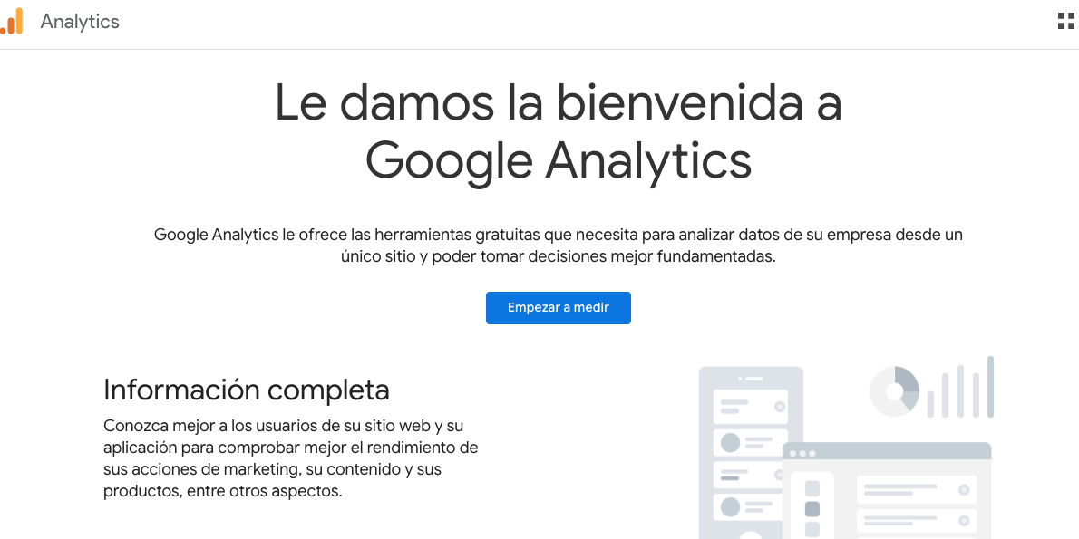 herramienta para estrategia SEO: Google Analytics