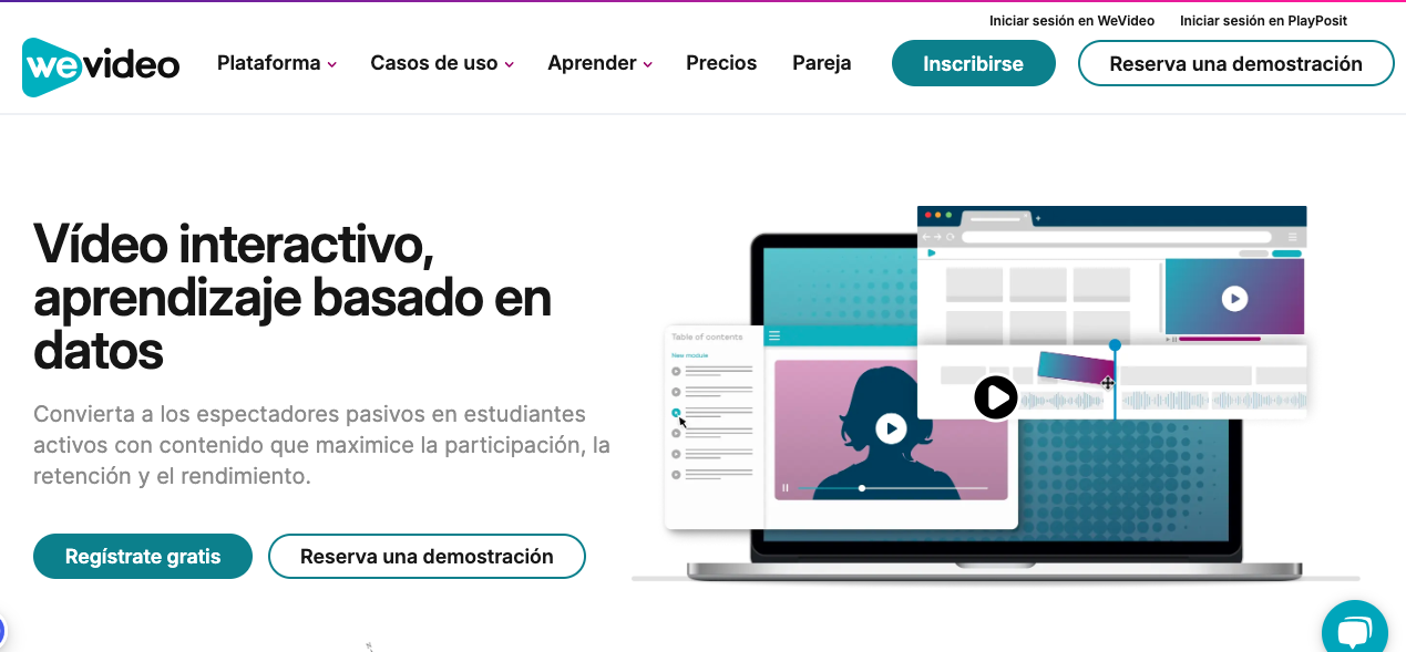 Programas para editar videos online: wevideo