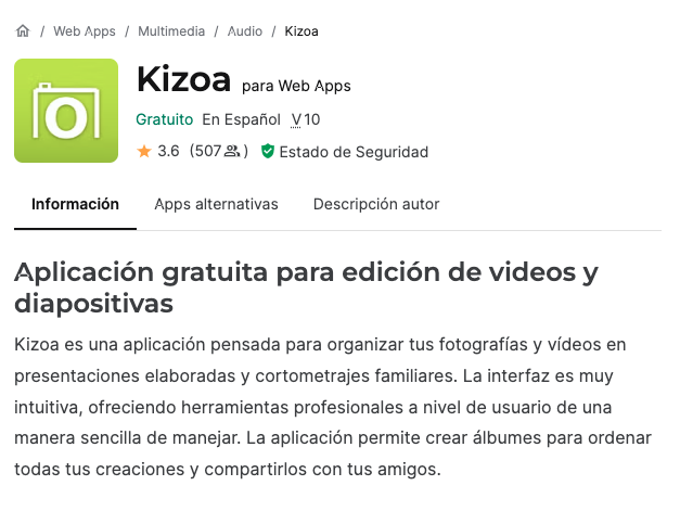 Programas para editar videos online: Kizoa