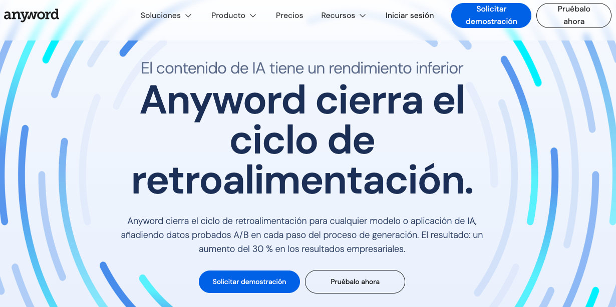 Anyword  asistente de redacción