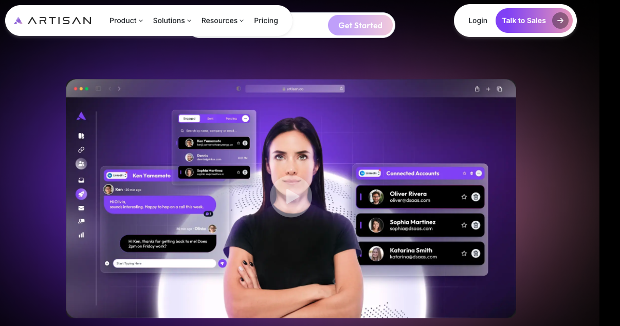 Ava es un SDR de IA completamente autónomo