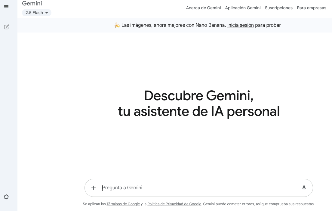Herramienta de IA Gemini