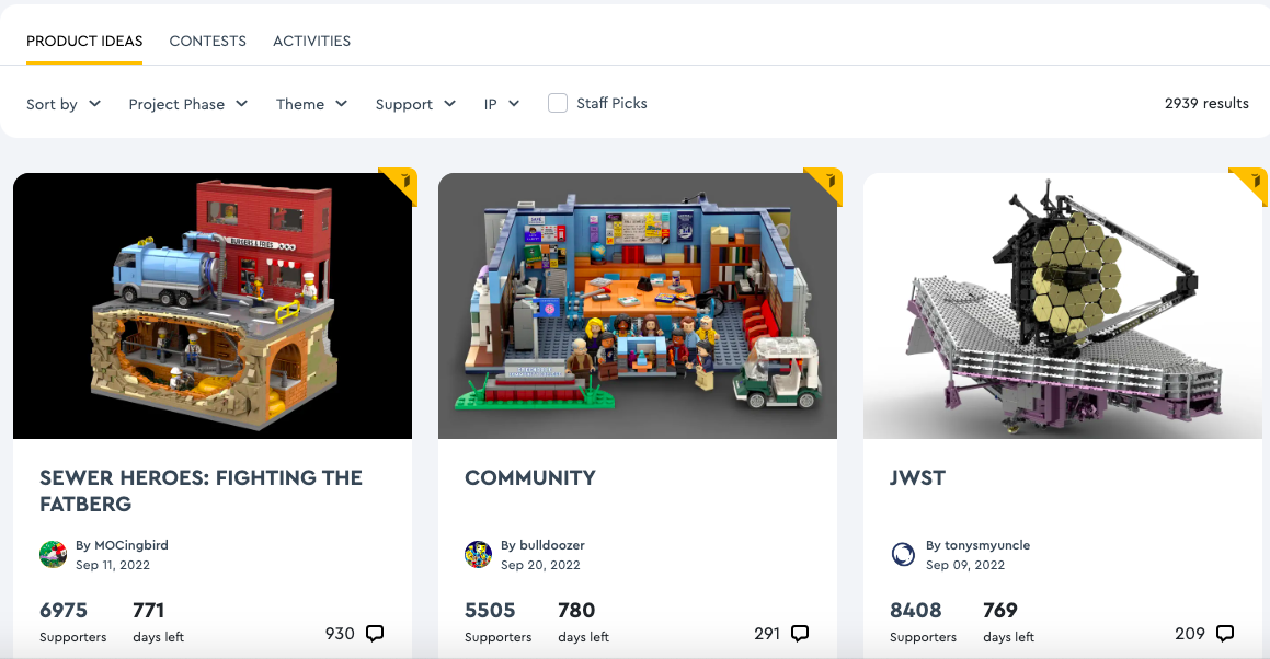 créations communautaires lego