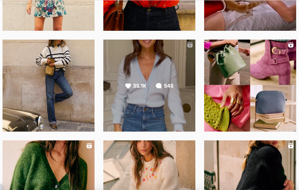 communauté de marque compte instagram sézane