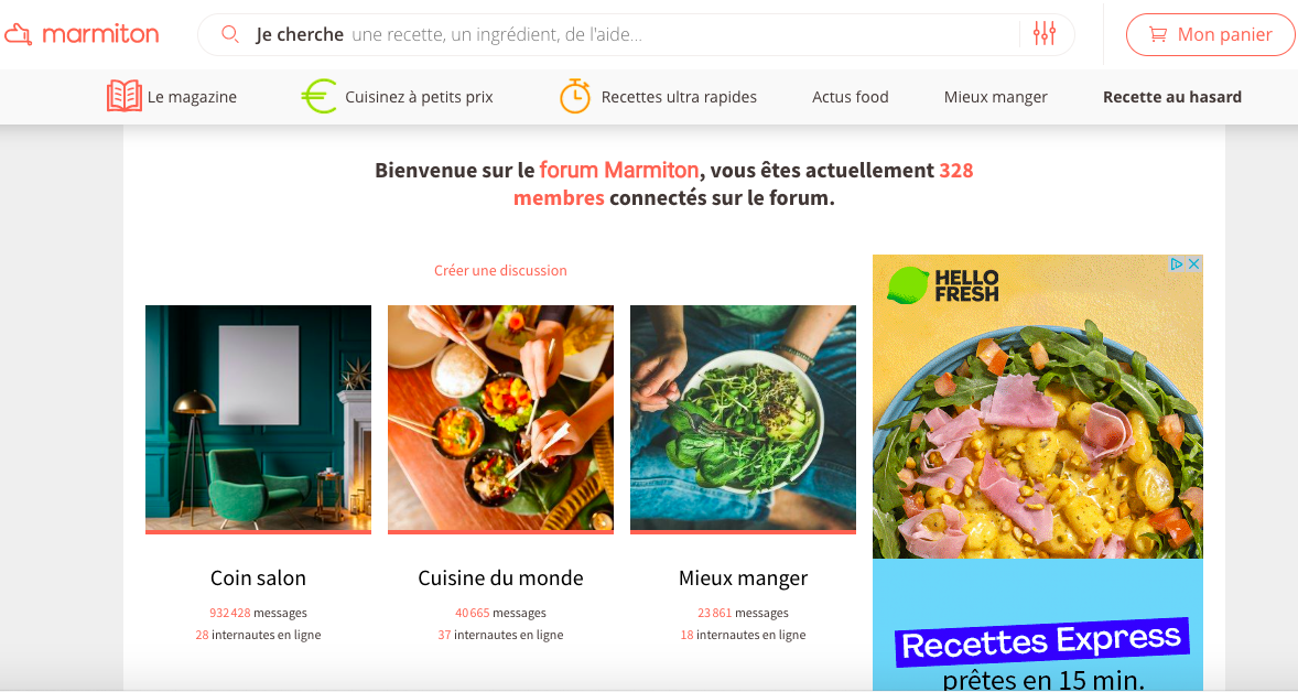 forum communautaire marmiton
