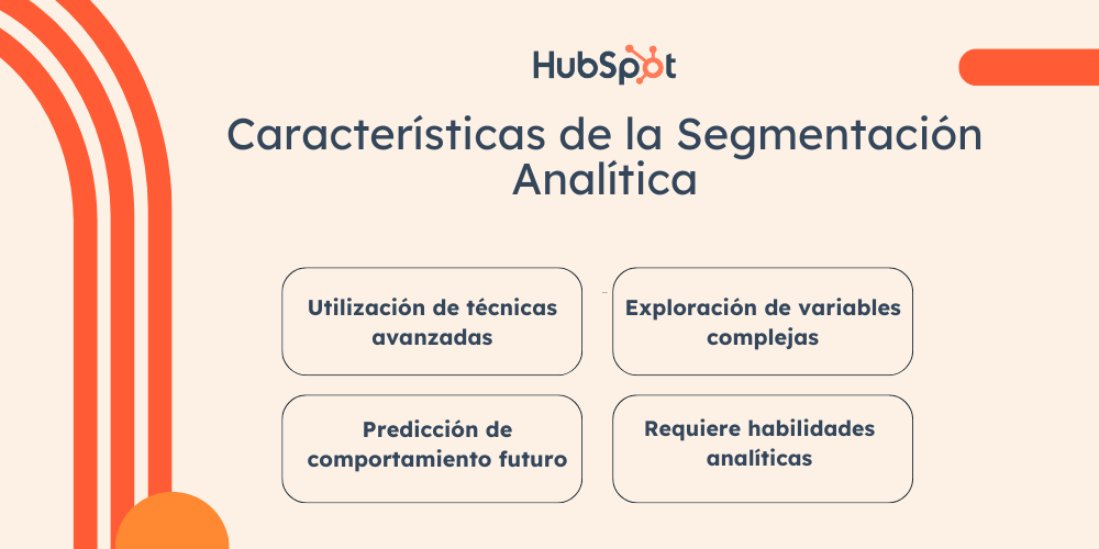 Características de la Segmentación Analítica