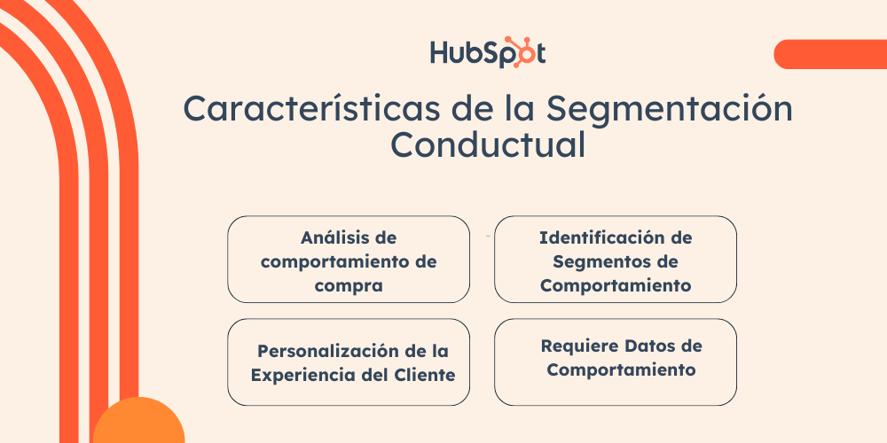 Características de la Segmentación Conductual