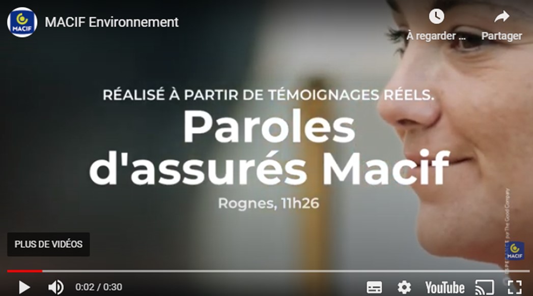 Communication marketing de Macif