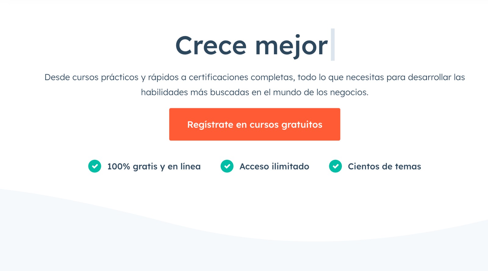 Ejemplo de lead nurturing: HubSpot