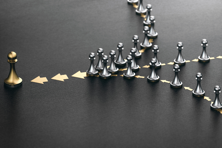 ilustração representa o reengajamento de leads