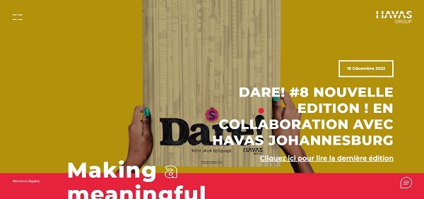 Exemple menu de navigation Havas 1