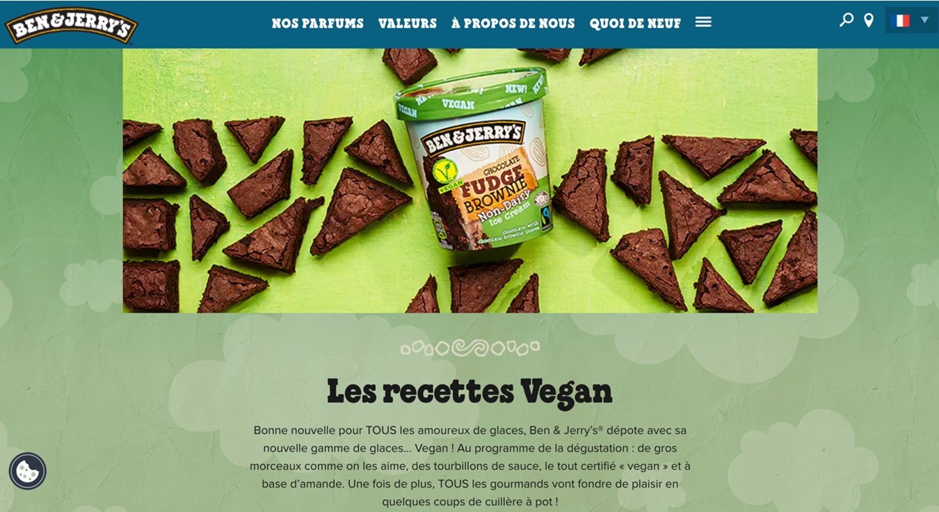 Exemple marketing de Ben & Jerry's