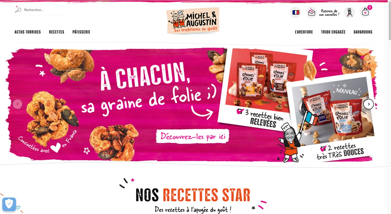 Exemple marketing de Michel & Augustin