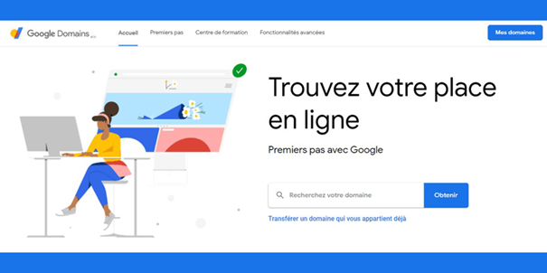 exemple registrar Google Domains