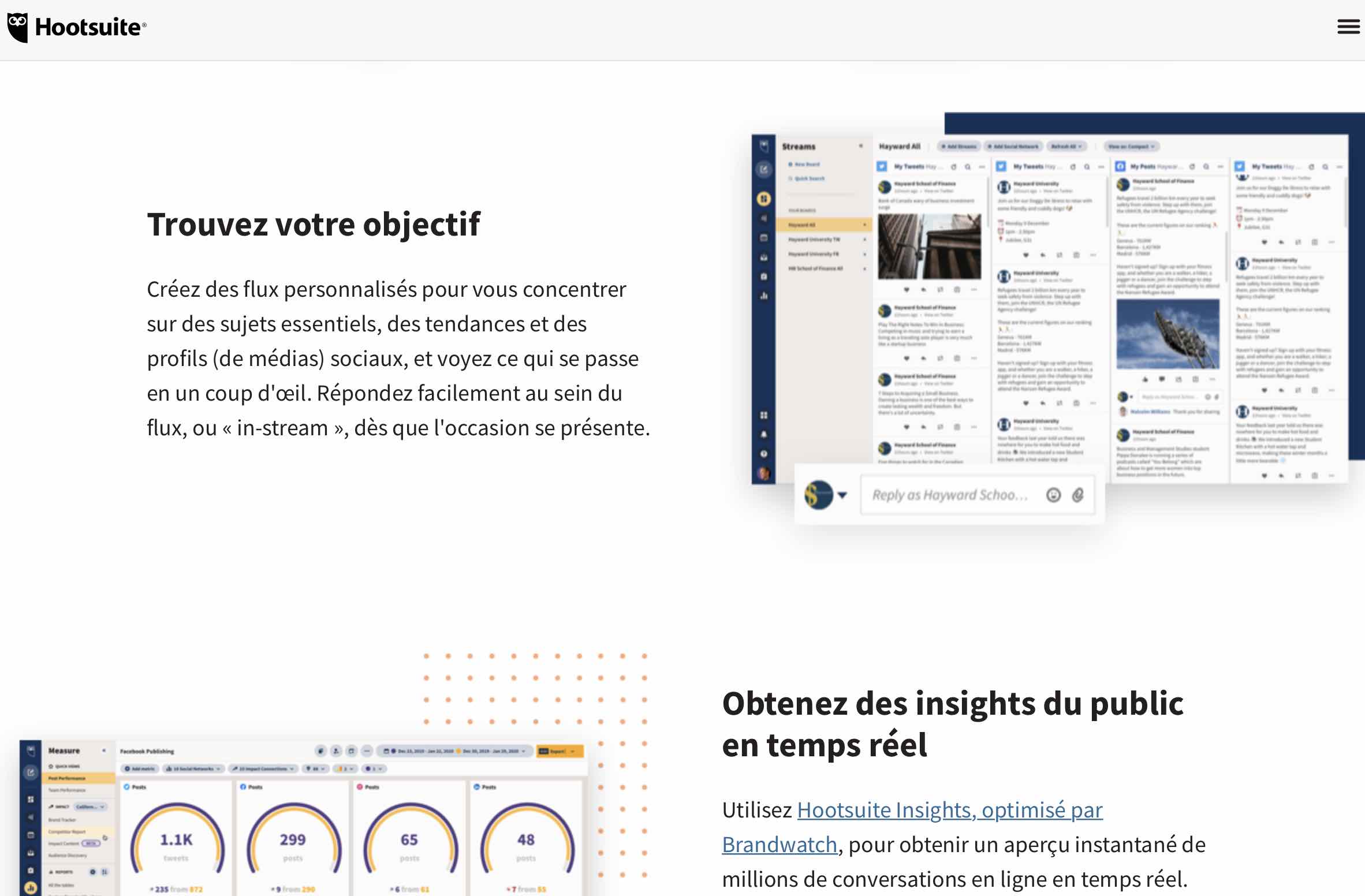 agrégateur de flux hootsuite