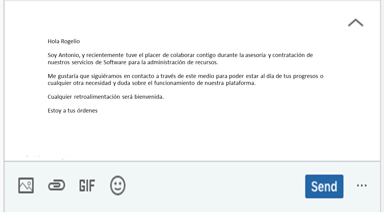 Cómo hacer un InMail para clientes