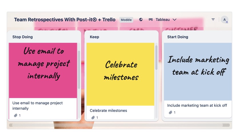 Les post-it et stickers