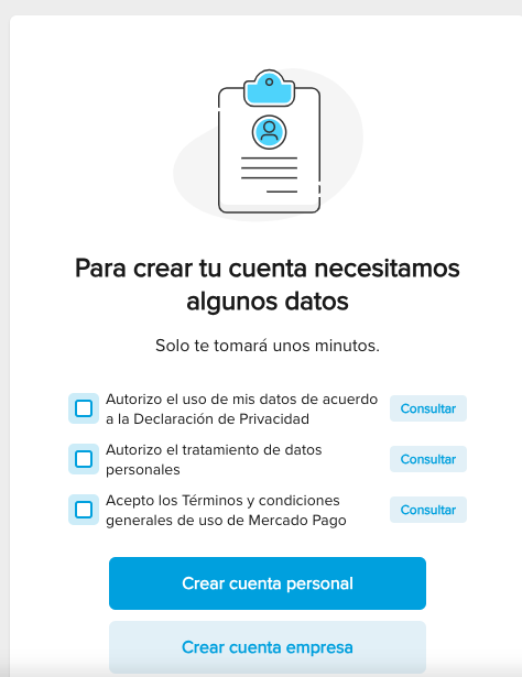 Registro Mercado Pago