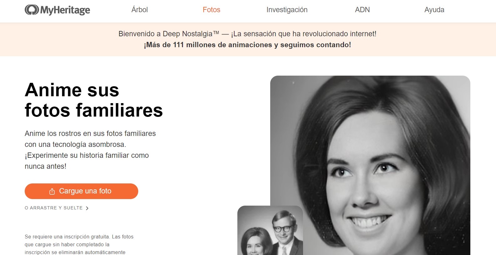IA gratis de genealogía