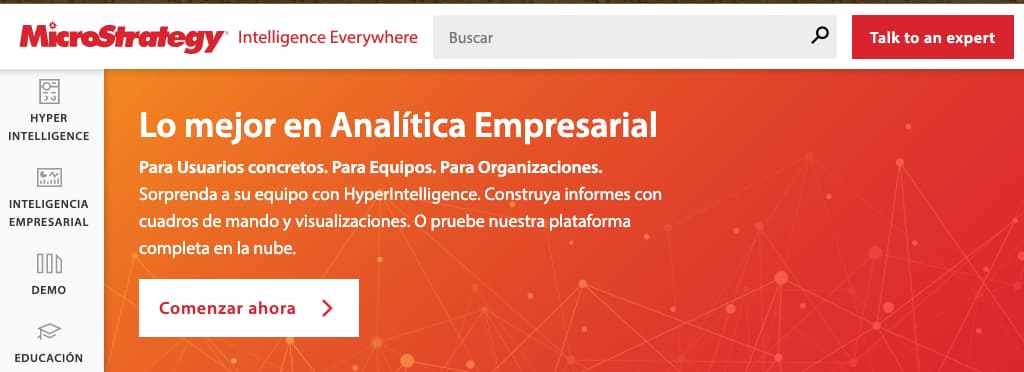 Herramienta OLAP de MicroStrategy