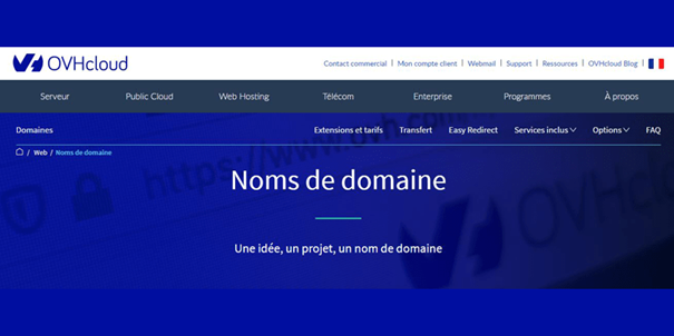 exemple registrar OVH
