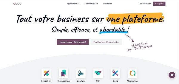 Odoo outil e-procurement