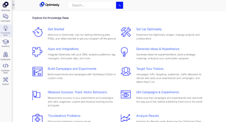 Optimizely - Base de connaissances 2