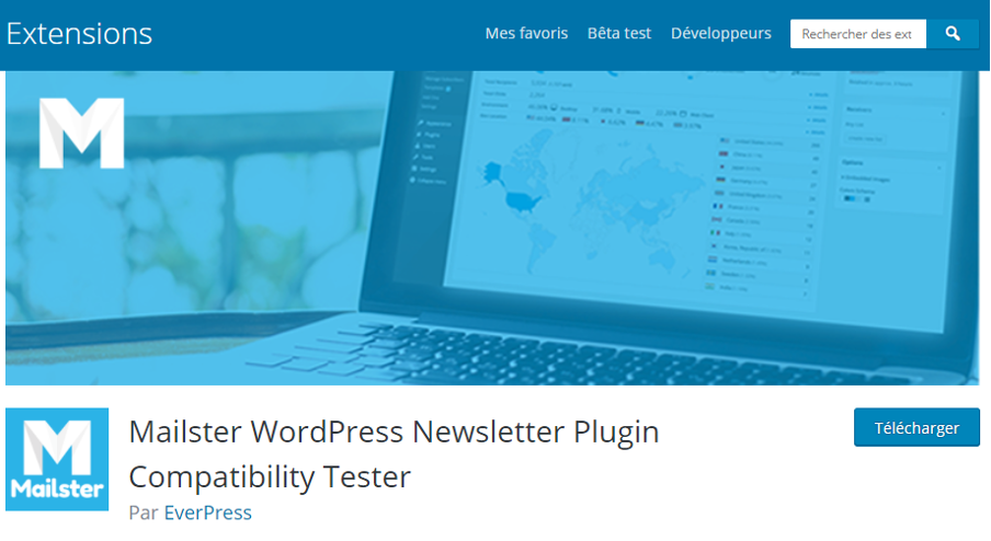 Plugin newsletter Mailster