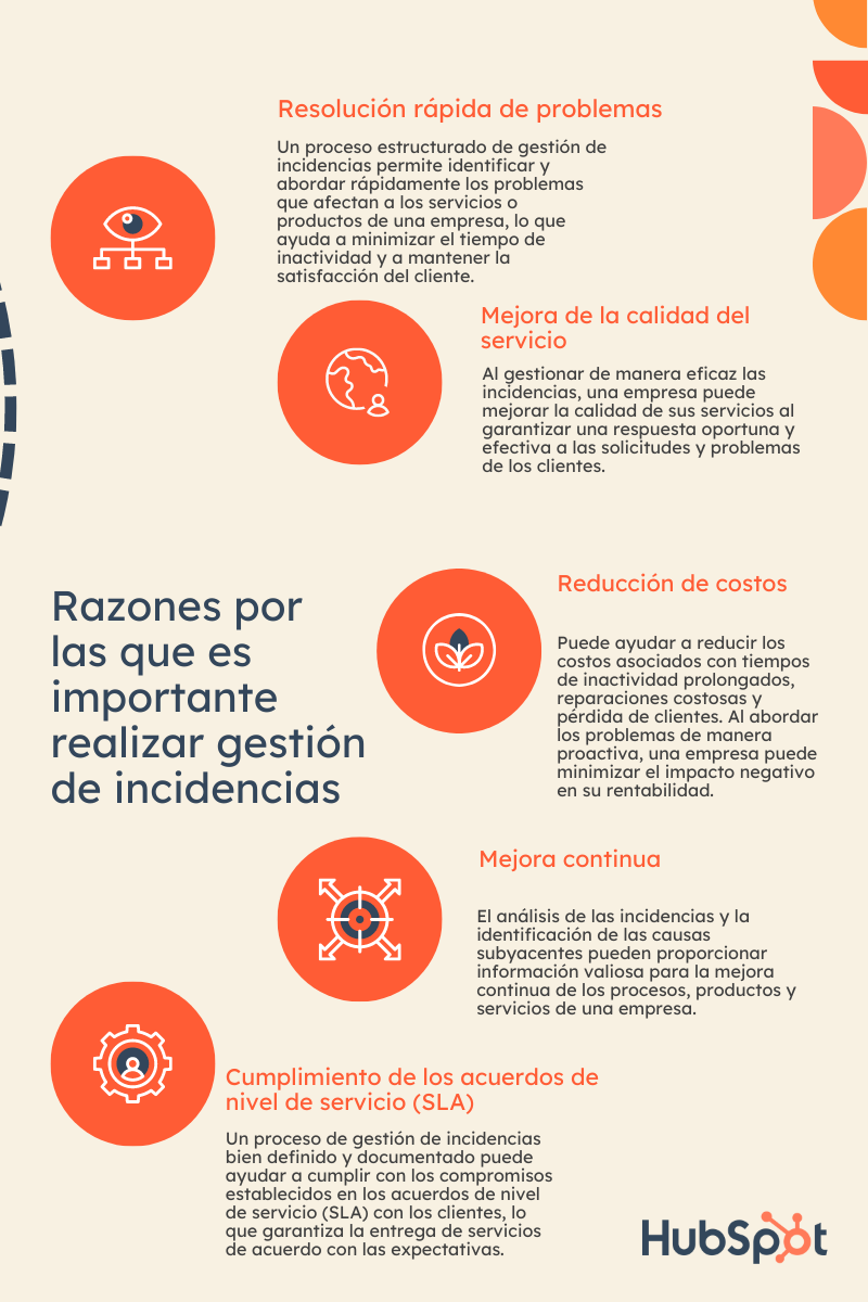 Razones por las que es importante realizar gestión de incidencias
