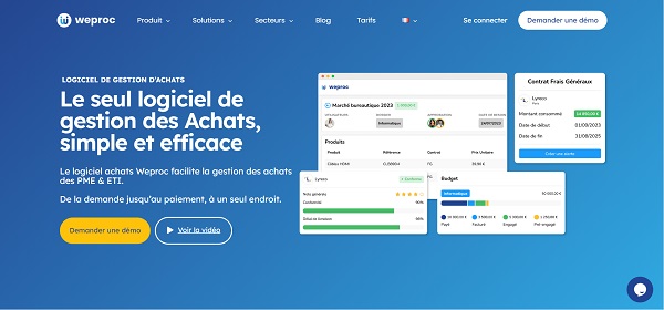 WeProc outil e-procurement