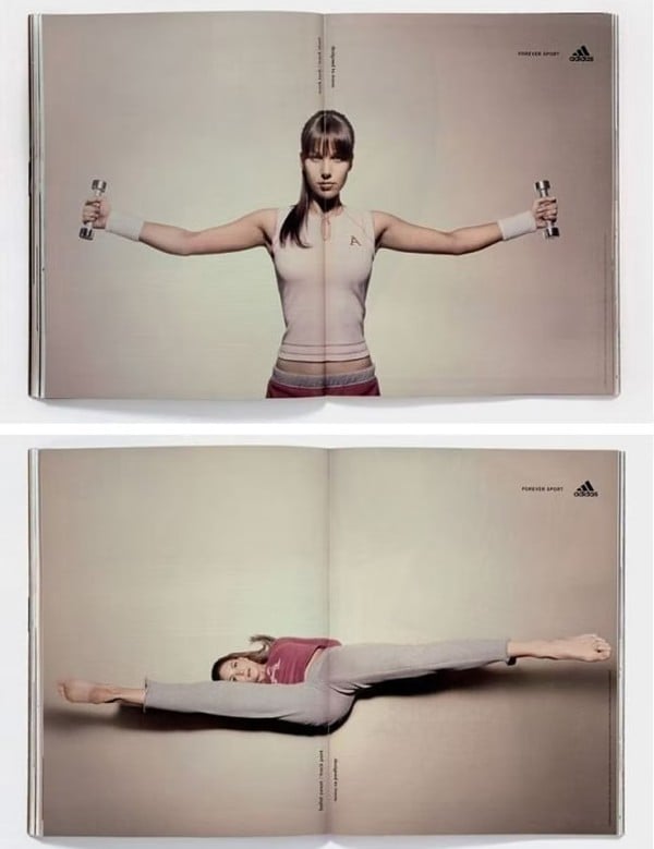 exemple publicité adidas