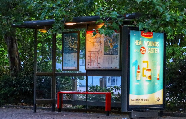 affichage sur abribus
