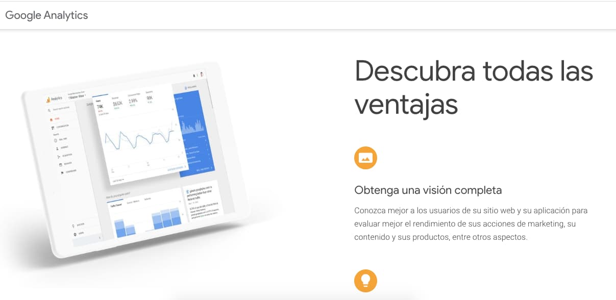 Herramientas de analítica web: Google Analytics