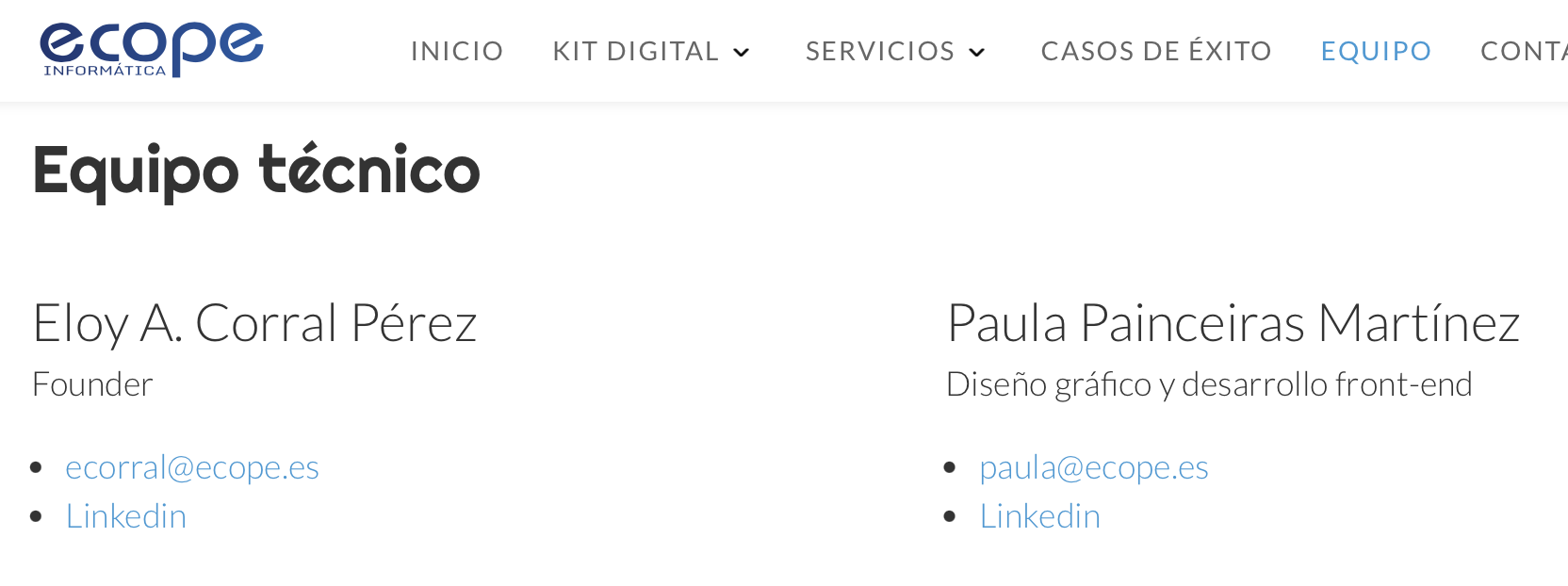 Cómo saber quién es el autor de una página web: búsqueda en créditos