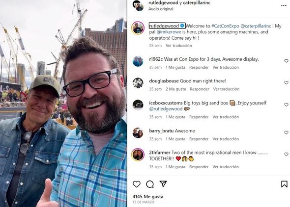 Ejemplo de marketing B2B de Caterpillar