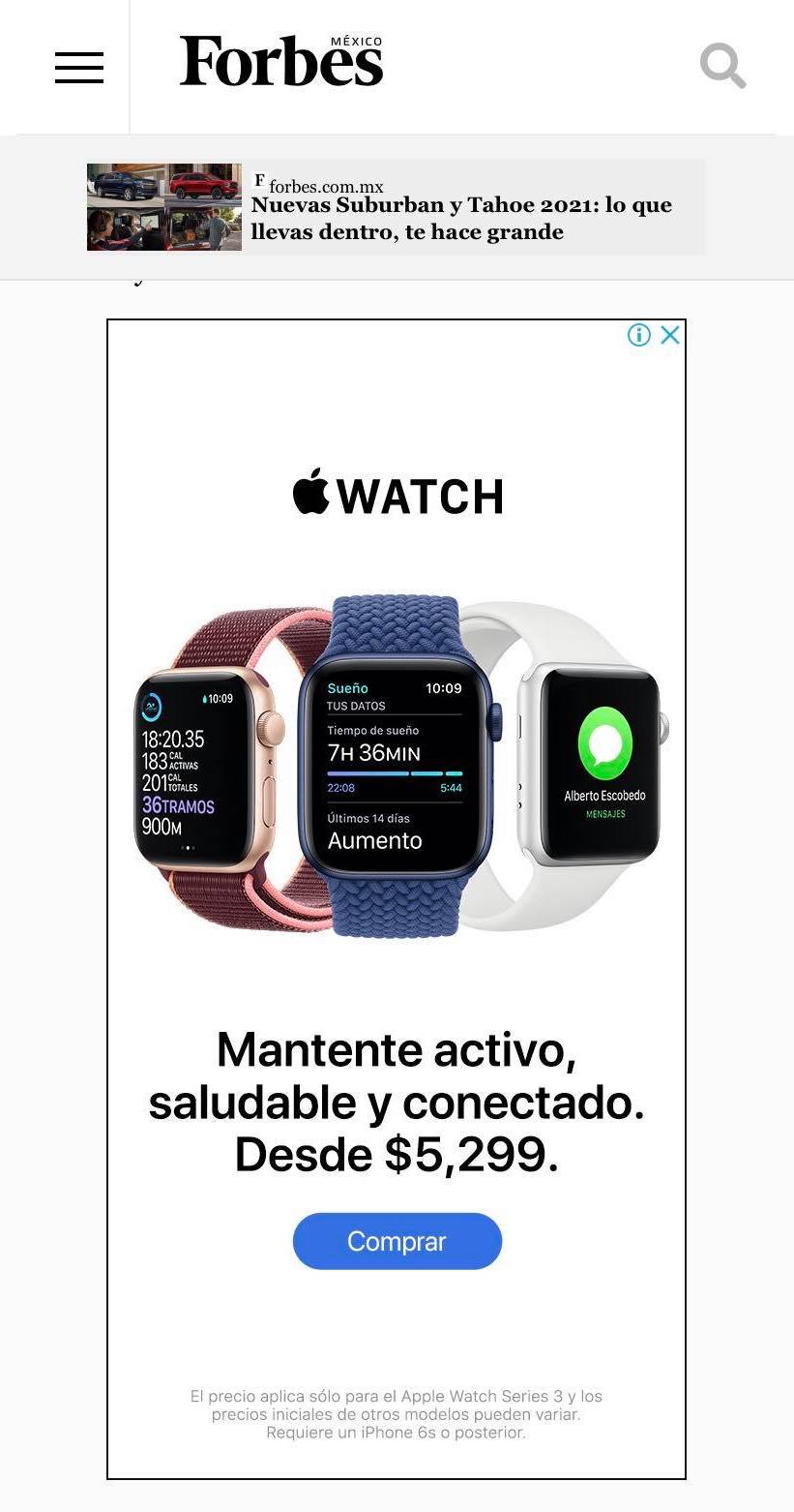 Ejemplo de banner mobile-friendly