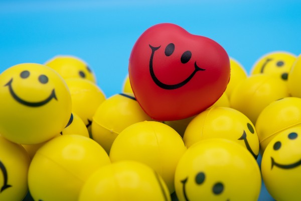 Smiley représentant un baromètre de satisfaction