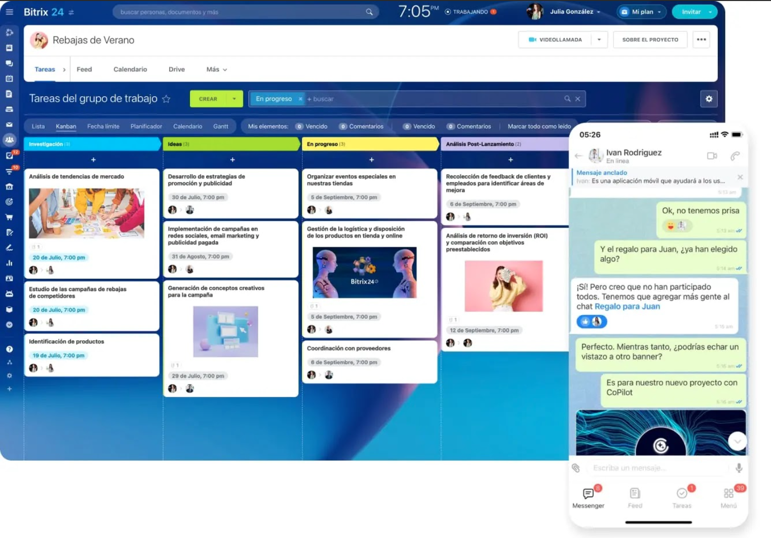 CRM en la nube: Bitrix 24 CRM