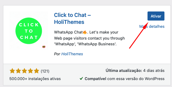 botão de whatsapp no site