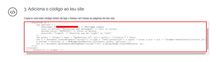 botão de whatsapp no site
