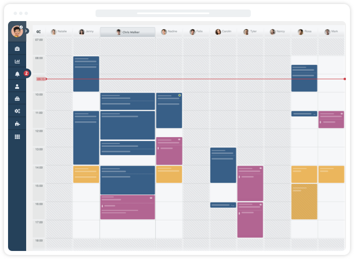 calendrier timify