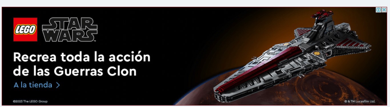 Ejemplos de publicidad de PPC: remarketing de Lego