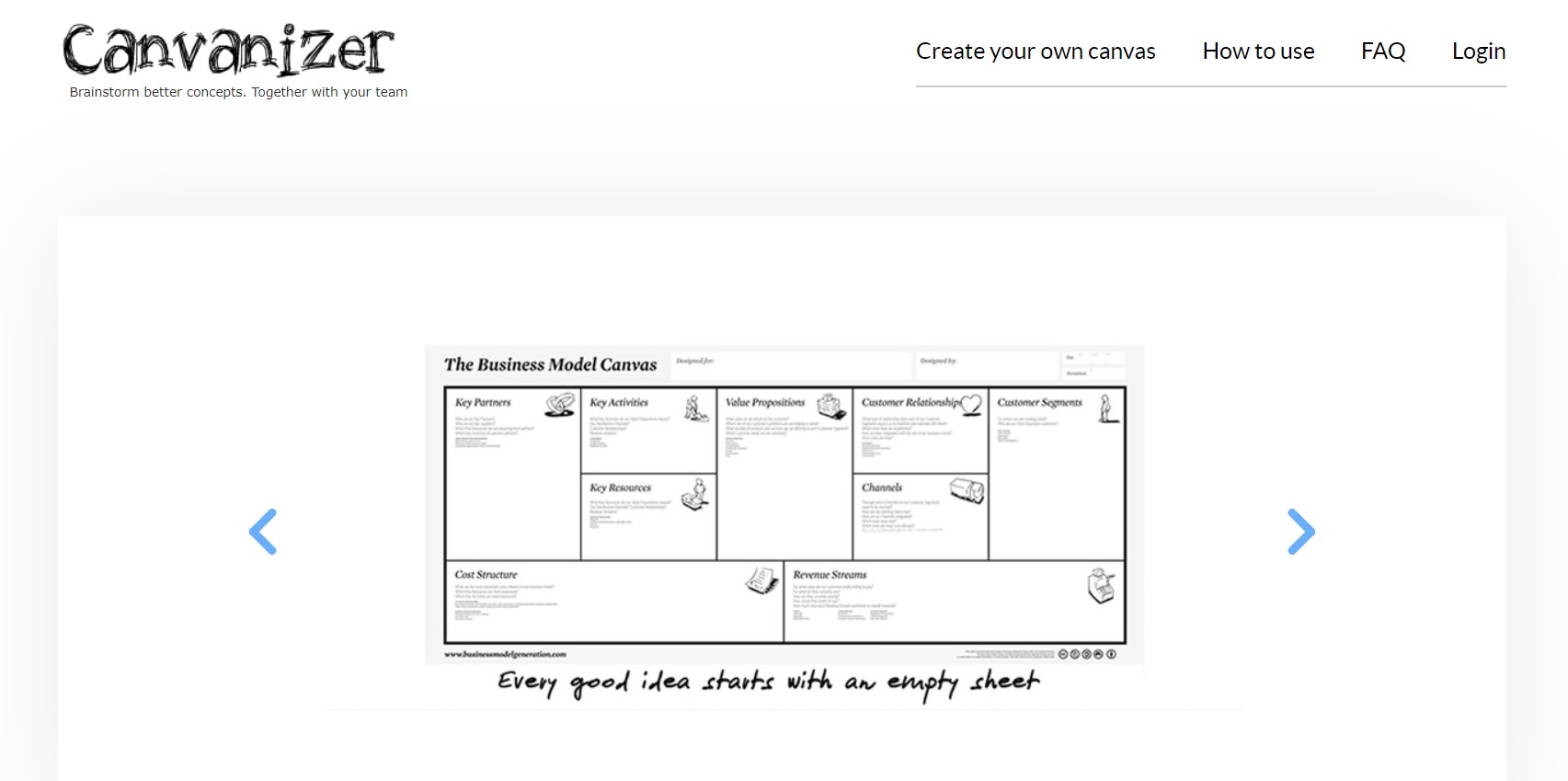 Canvanizer es una herramienta