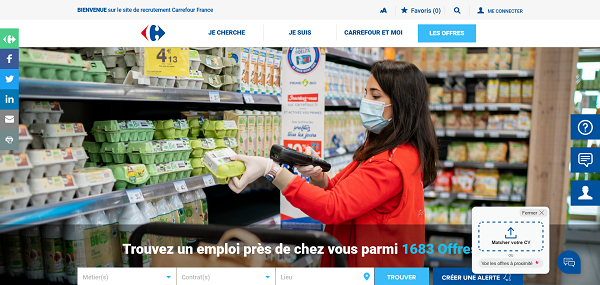 site carrière carrefour