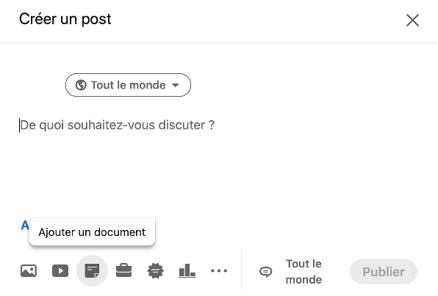 Carrousel : publier un post LinkedIn